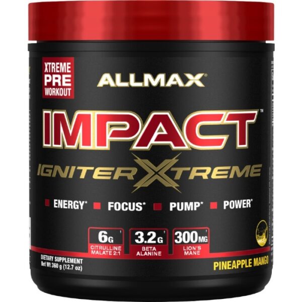 Buy AllMax Nutrition Impact Igniter Xtreme Preworkout Online