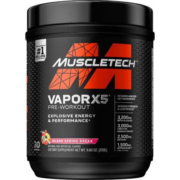 Buy MuscleTech Vapor X5 Preworkout Online