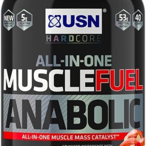 USN Muscle Fuel Anabolic Strawberry All-in-one Protein Powder Shake